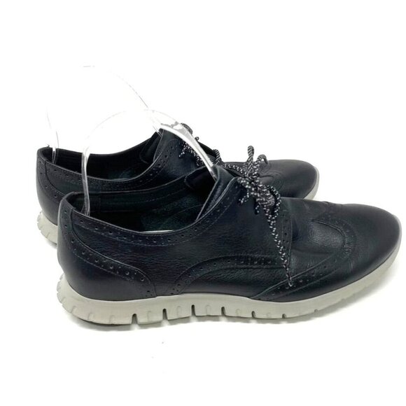 Cole Haan Zerogrand Women’s Size 9 B Black Oxford Wingtip Casual Dress W01630 - Picture 4 of 10